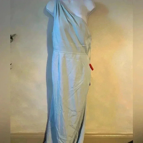 IEENA for Mac Duggal One Shoulder Jersey Mermaid Gown Size 0 NWT - Picture 9 of 9